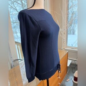 Trina Turk Navy Blue Sweater